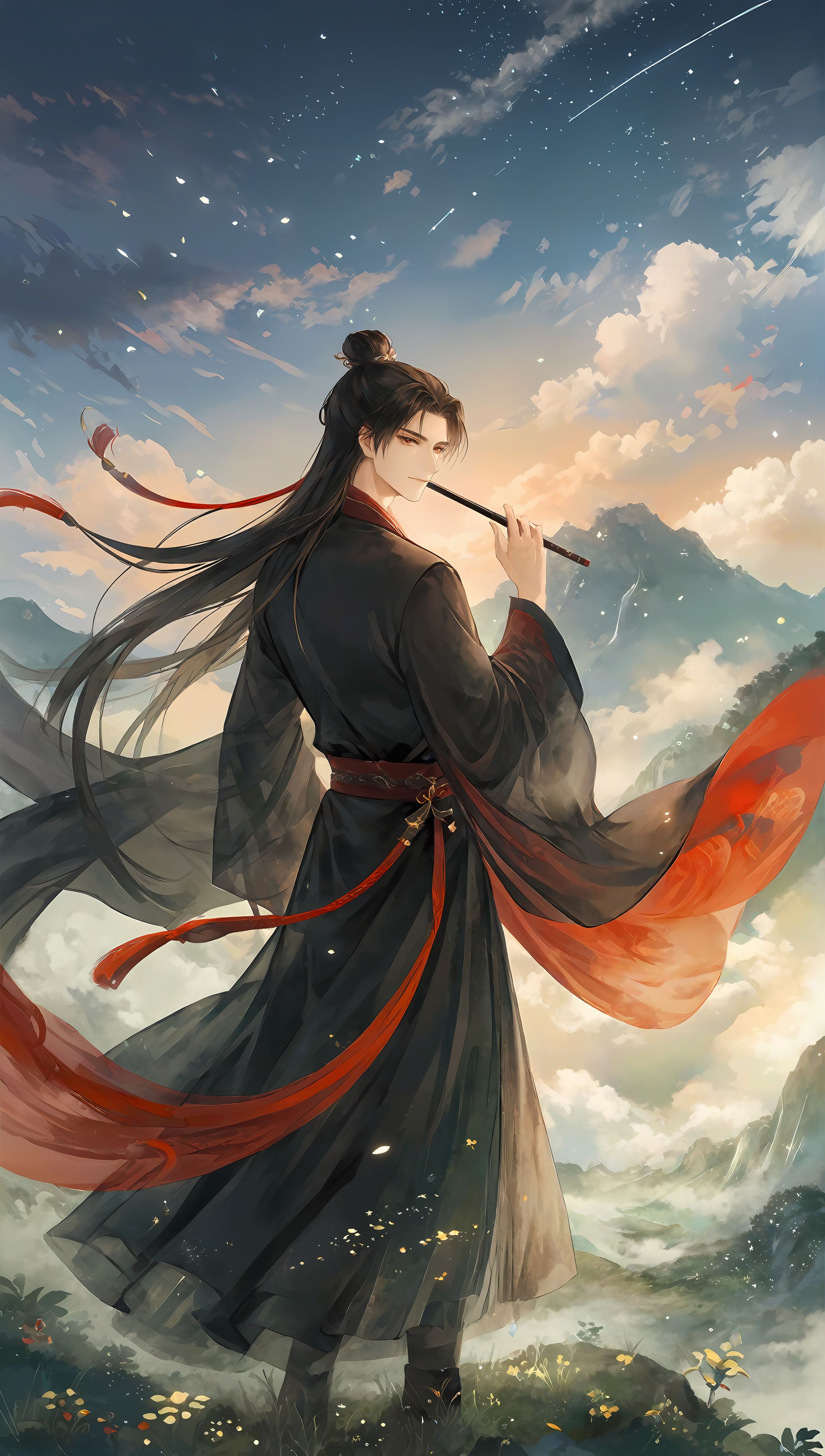 青山不改,绿水长流,一人一笛闯江湖!