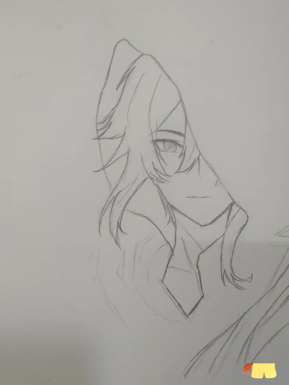 钟离 原神钟离手绘临摹