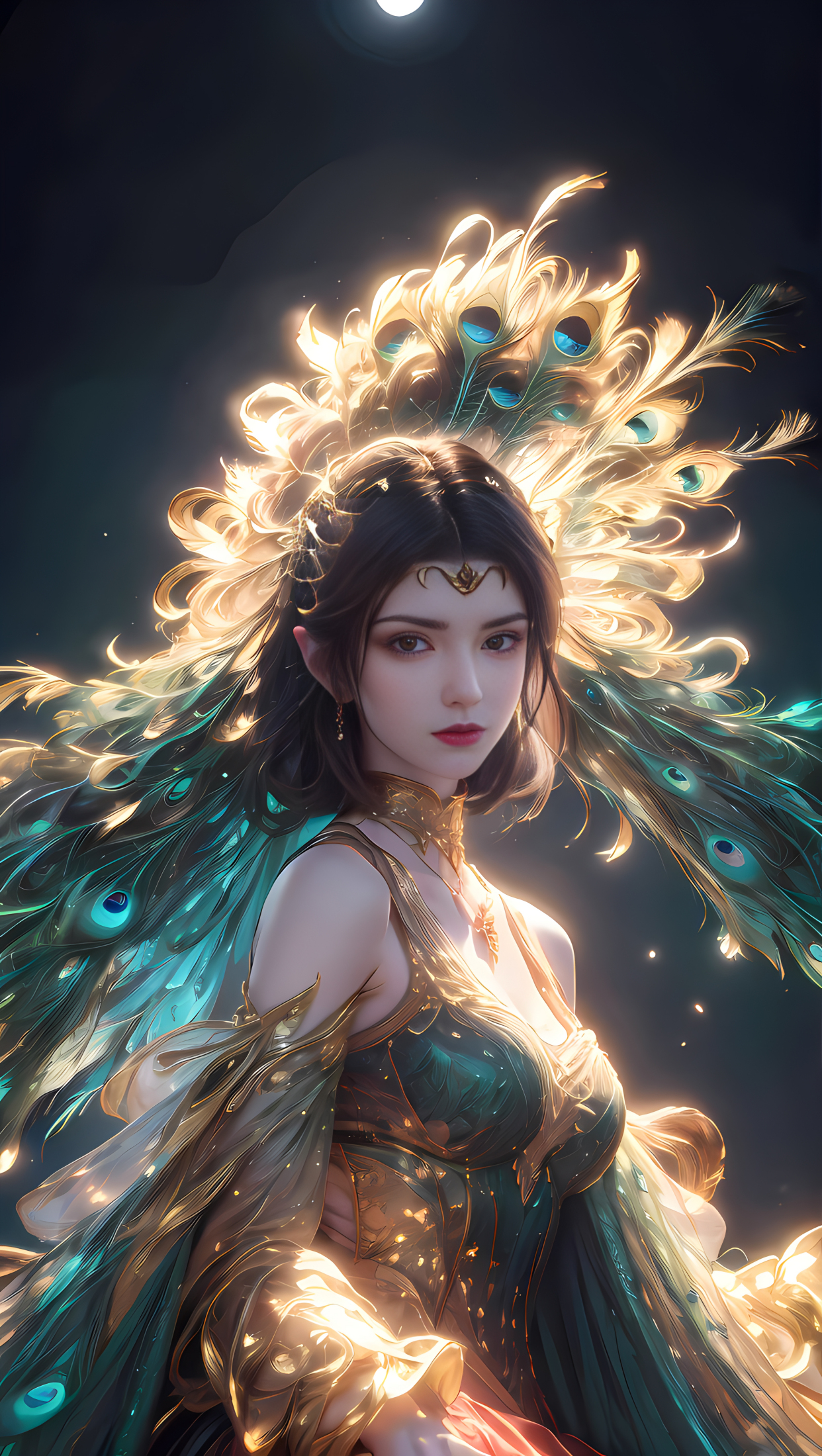 《斗破苍穹》国漫女神美杜莎ai高清手机壁纸:女主角之一