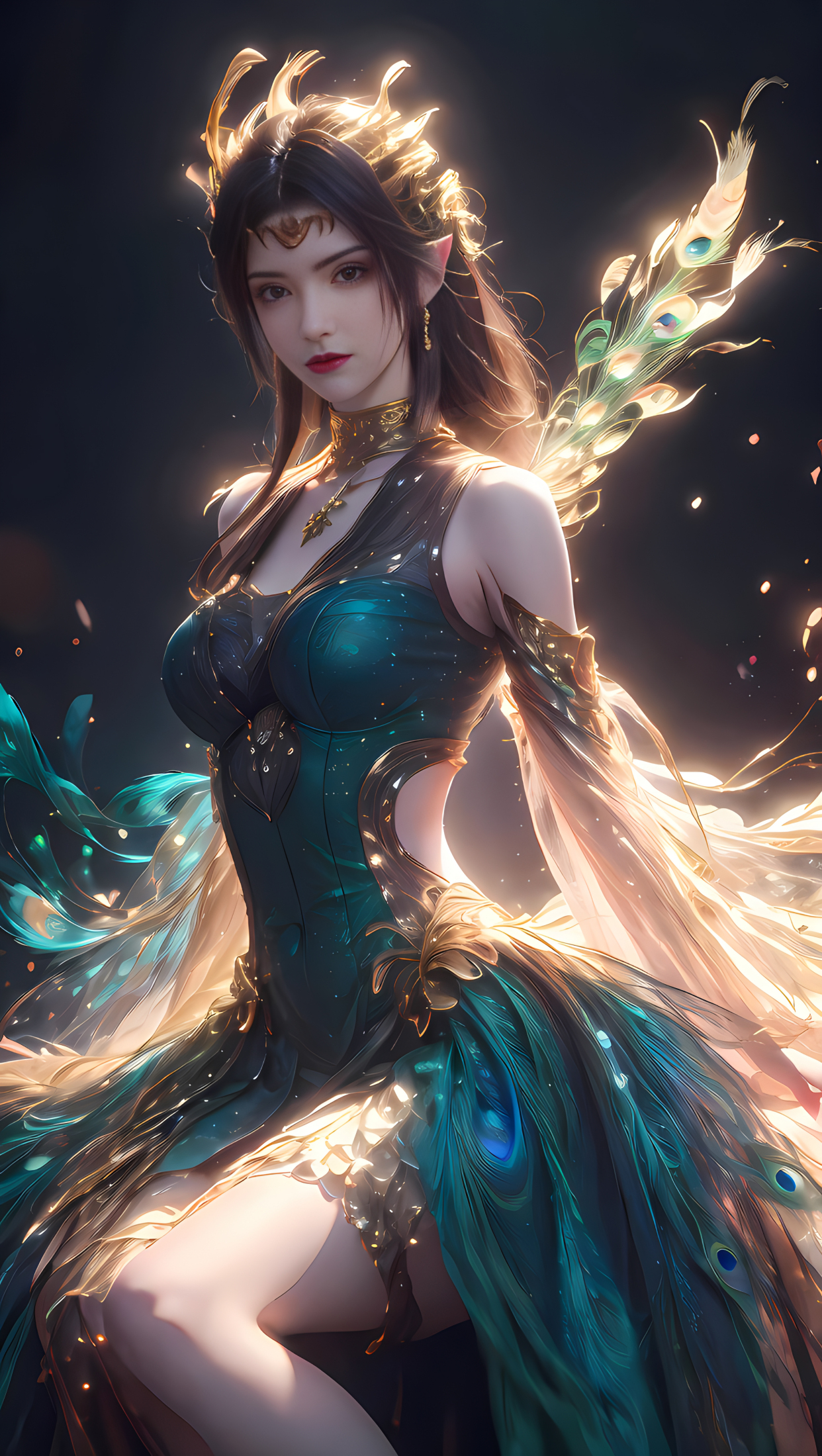 《斗破苍穹》国漫女神美杜莎ai高清手机壁纸:女主角之一