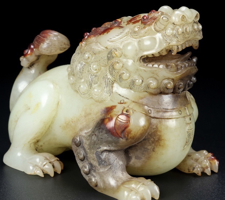 古玉老玉高古玉狮子摆件