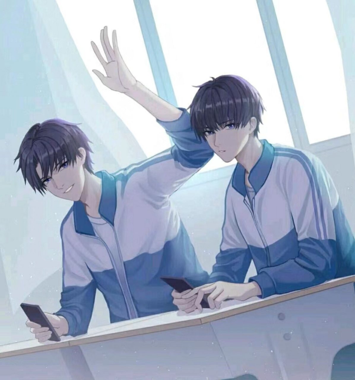 伪装学渣 | 谢俞贺朝  "你到底是哪条道上的?" "我?