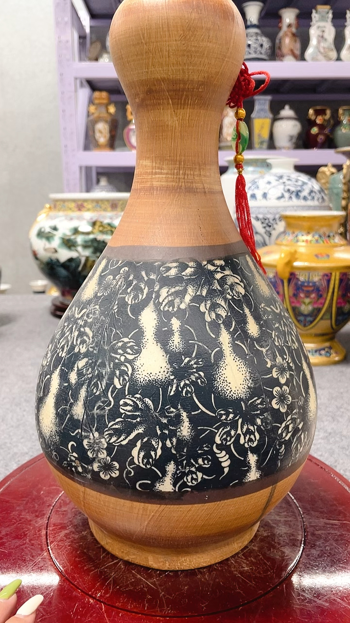 精美蒜头瓶,喜欢的来,瓷器之美