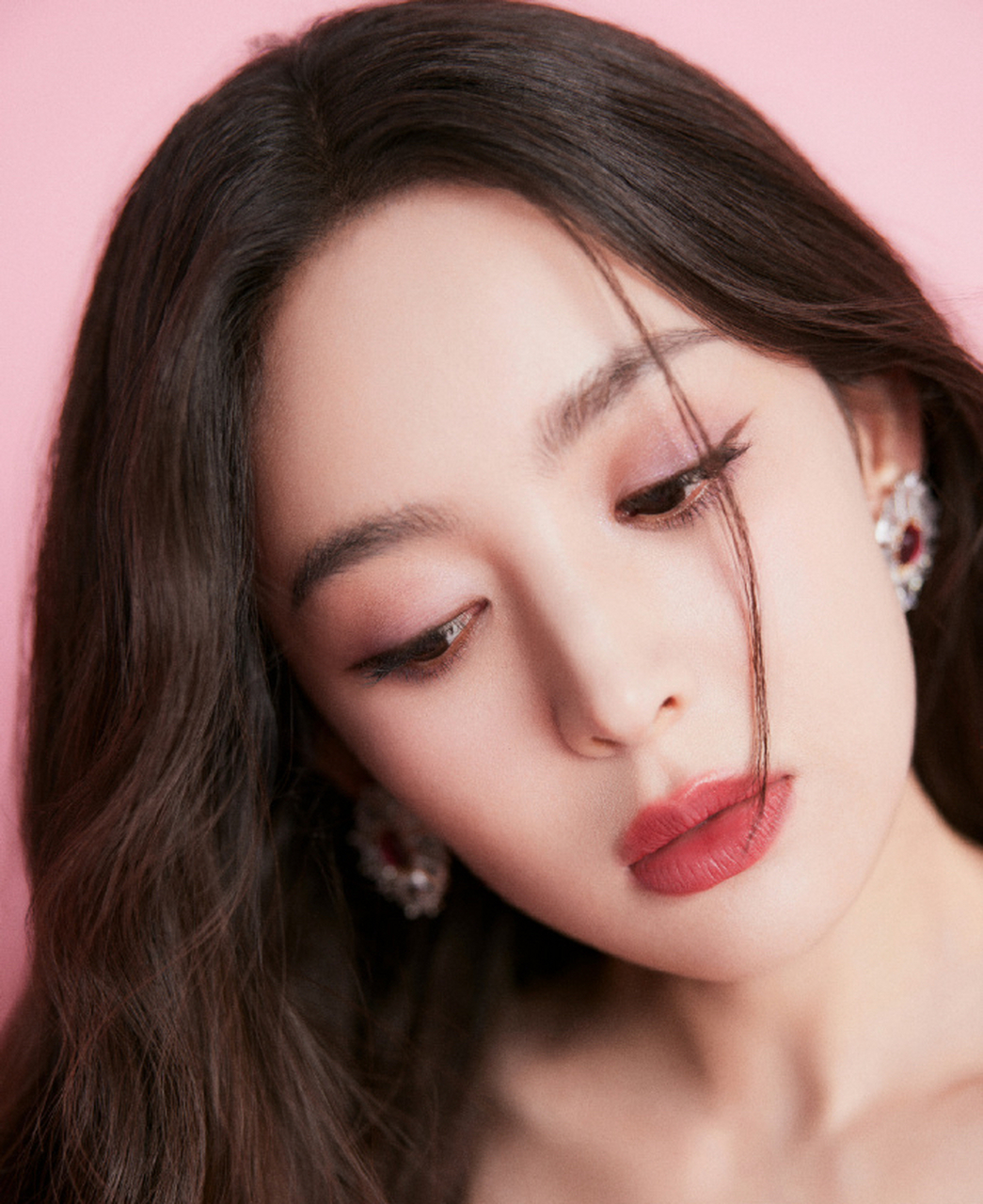 古力娜扎,粉色柔情,优雅浪漫 ?