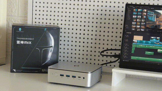 雷神mix pro评测 65w稳成一条直线的高性能ai迷你主机