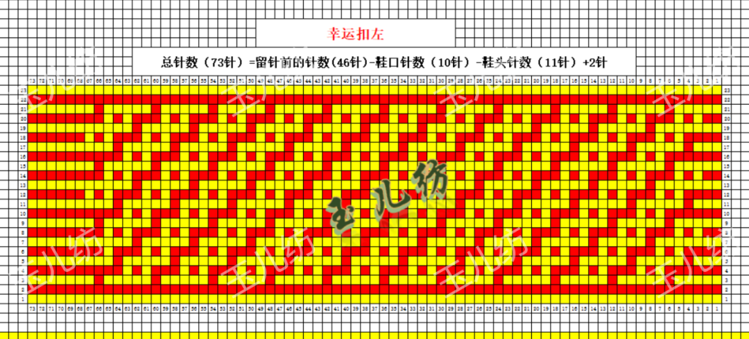 常见中间花样图纸50款,玉儿纺细毛线编织花样