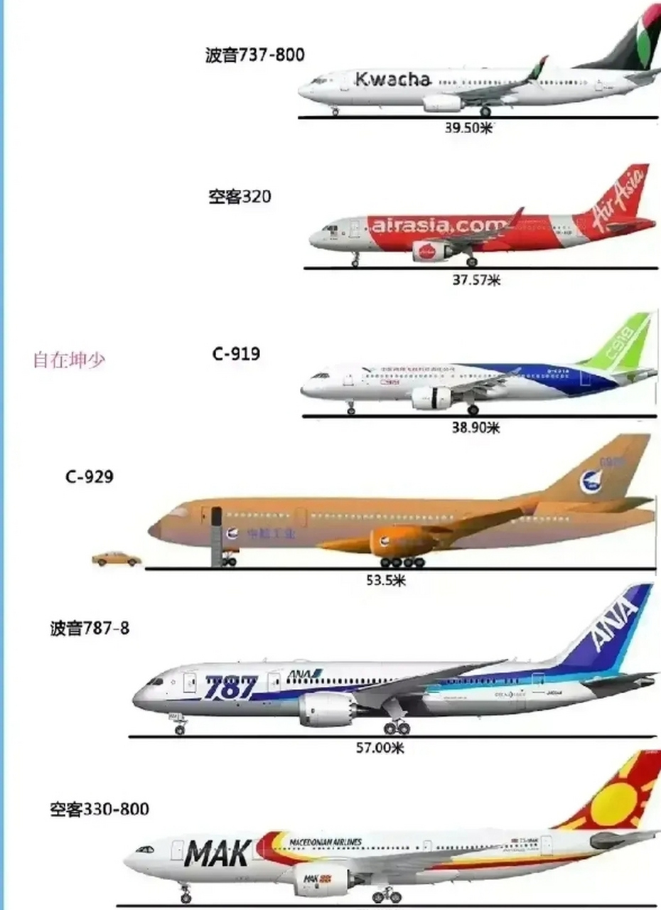 世界大飞机开始三国鼎立: 1,空客,代表机型:a320,a330 2,波音,代表