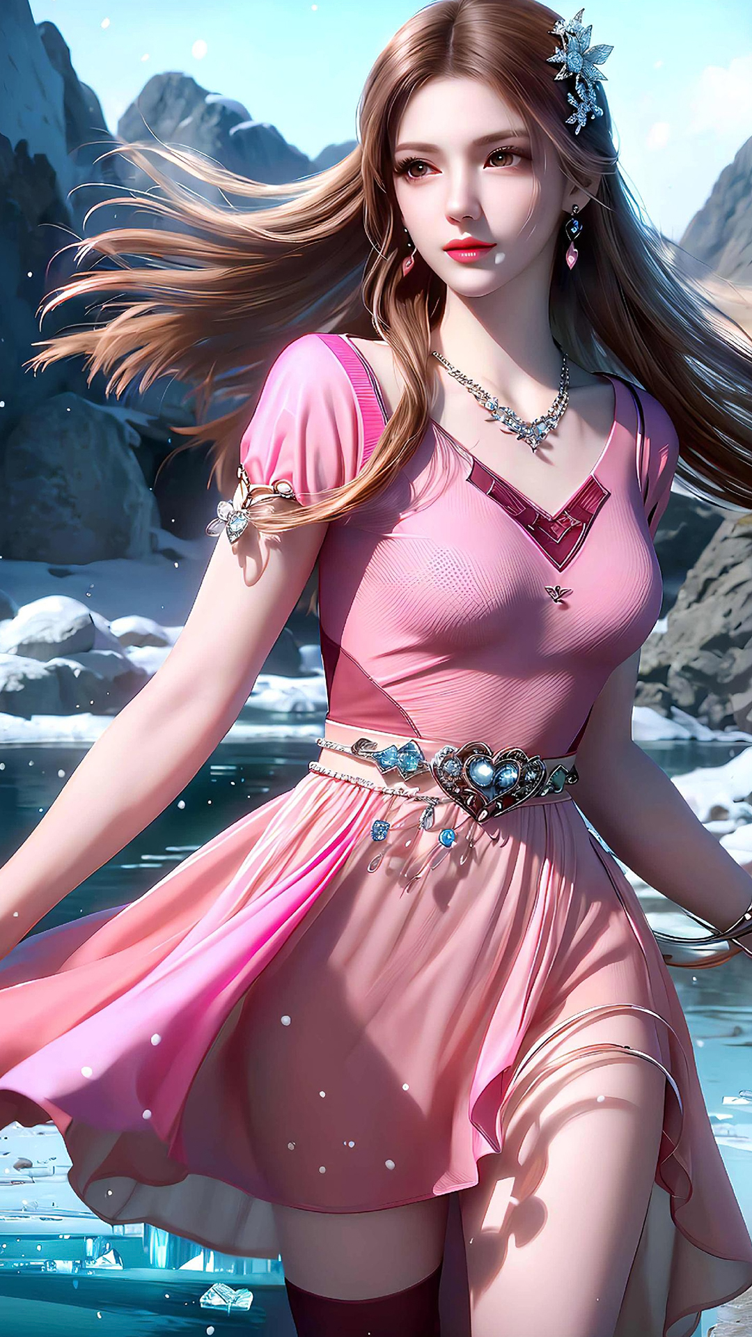 吞噬星空ai手机壁纸:女神战将珍妮特不仅实力强,同时身材也很棒