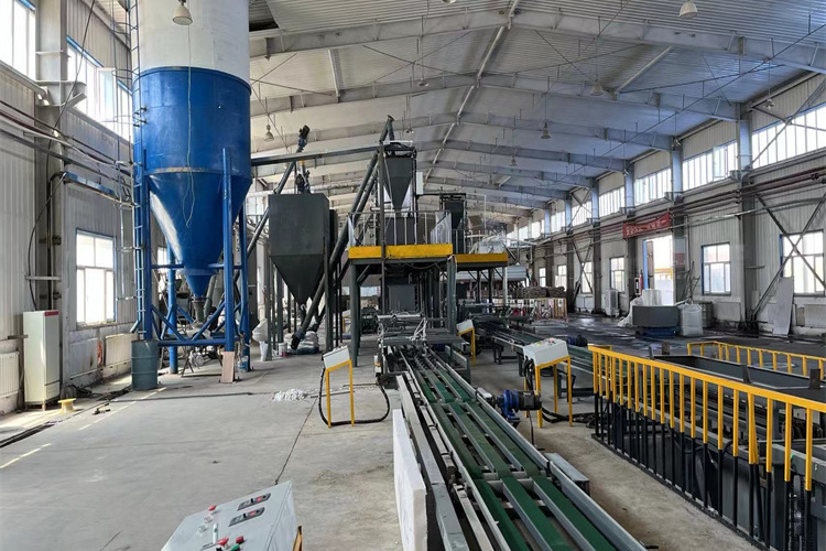 复合免拆一体板设备高效生产,形状规格应有尽有.