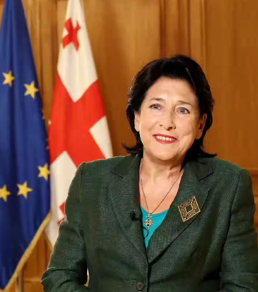 格鲁吉亚总统在公开声明中明确表明,她已对"外国代理人"的相关法律