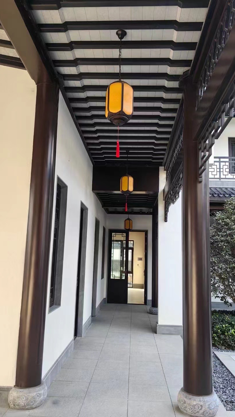 这个是你一直想要的中式风格四合院风雨连廊吗