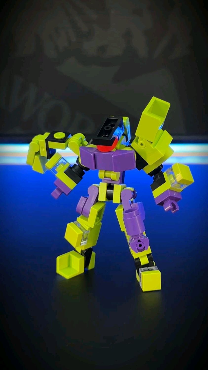 迷你变形金刚大力神积木拼搭