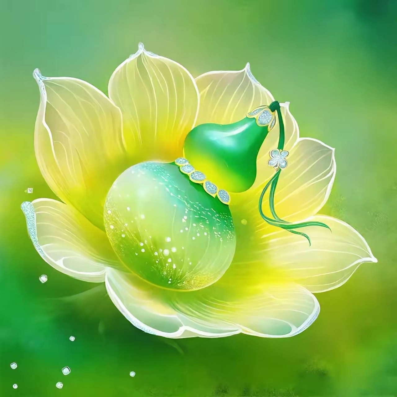 宝葫芦头像,葫芦纳福,寓意着家庭和睦幸福 #一起和你看世界