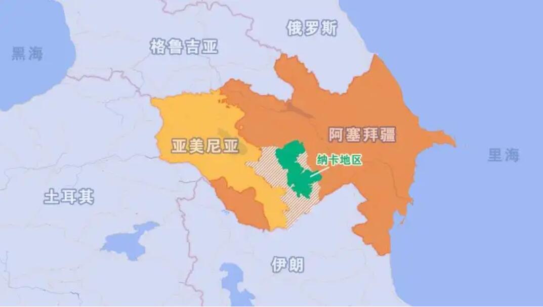 亚美尼亚纳卡地区地图图片