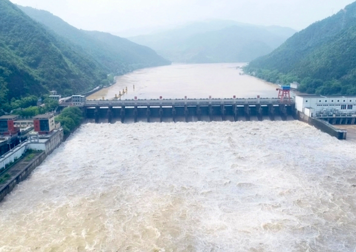 萧山楼塔岩山村造水库图片