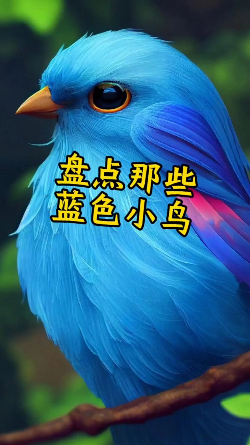 蓝色小鸟合集,什么鸟是蓝色的,,认识五种算你牛