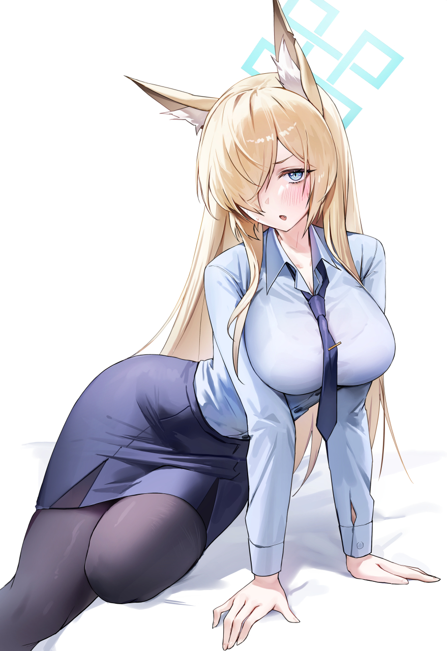 会不会摊上什么事情?[委屈] 尾刃康娜  画师:紫バナナ #蔚蓝档案