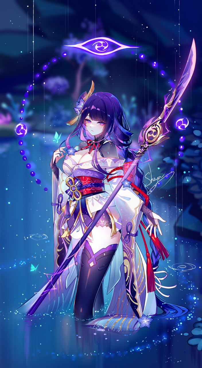 原神 雷电将军 画师:sheya #花式兴趣爱好大赏