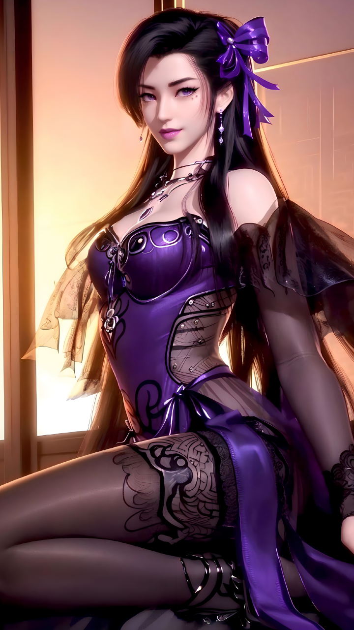 国漫女神|《天行九歌》明珠夫人ai高清手机壁纸分享:容颜易逝,世人喜