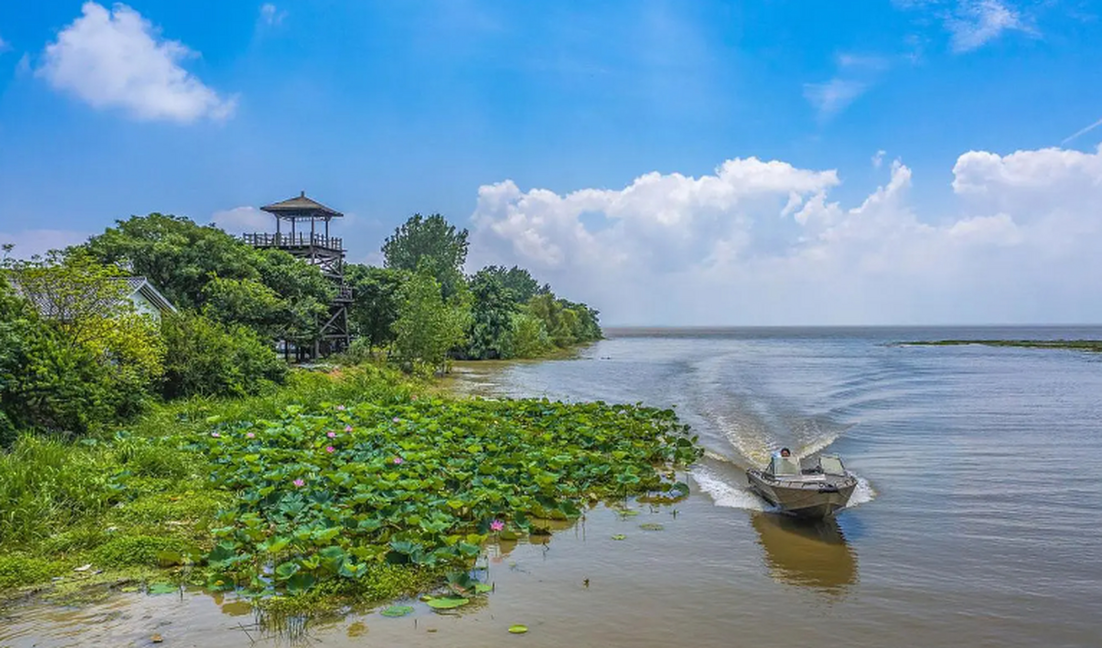 巢湖是安徽省合肥市的一个知名旅游目的地,中国五大淡水湖之一,不仅