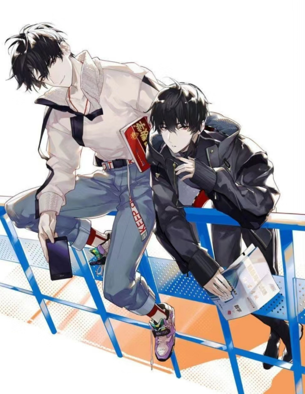 伪装学渣 | 贺朝谢俞  故事的开始是两位校霸蹲在警局里写检讨,故事的