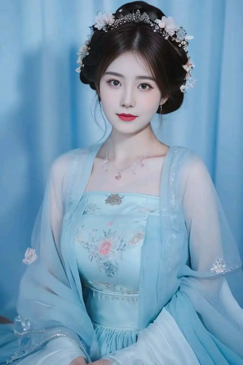 倾国倾城,古风汉服女生:想念一个人,对方会有心灵感应吗?