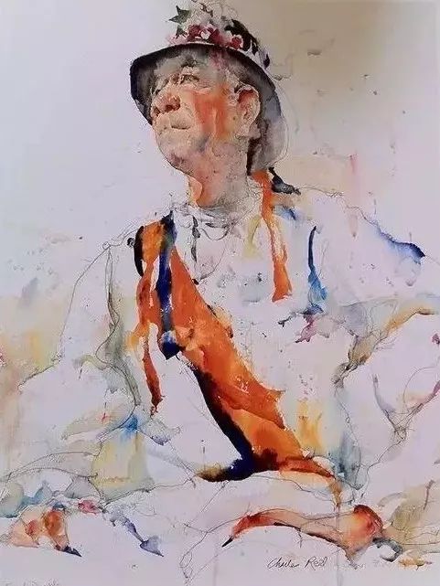 色彩明快,形神兼备的水彩绘画︱美国水彩画查尔斯·雷德家绘画
