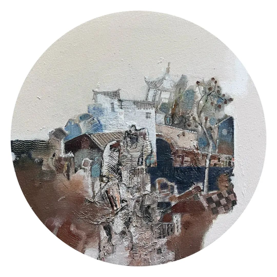 「70油画公社」李猛传统园林艺术的现代油画表达