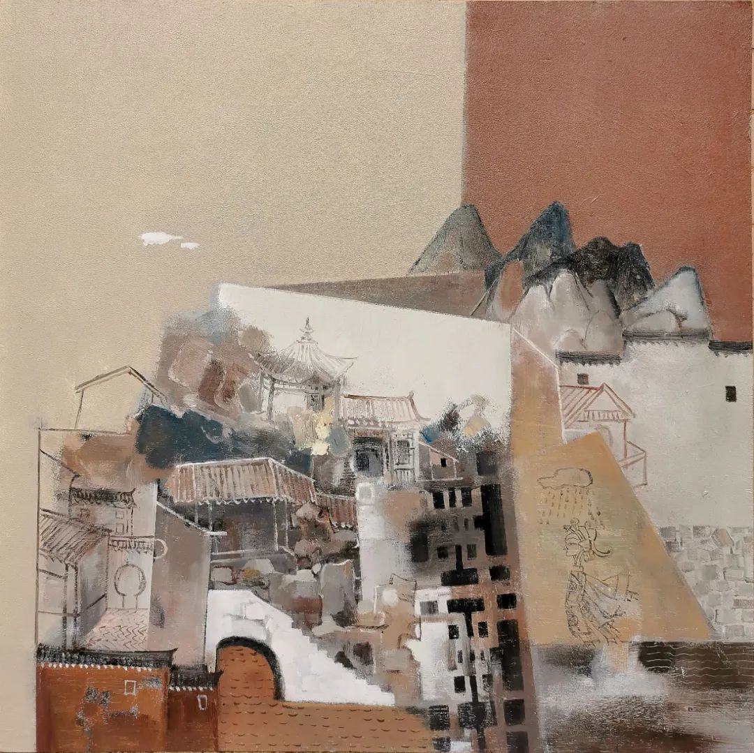 「70油画公社」李猛传统园林艺术的现代油画表达