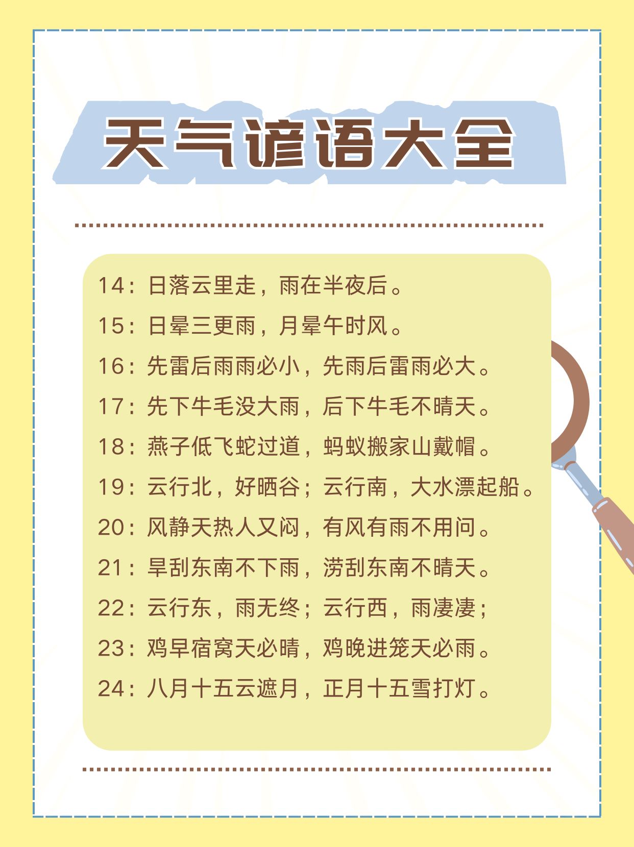 天气怎么说今日情况