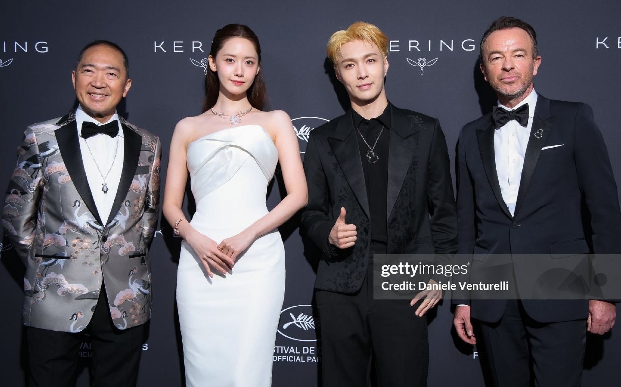 张艺兴林允儿戛纳同框# #张艺兴# #林允儿#  张艺兴和林允儿在第77届