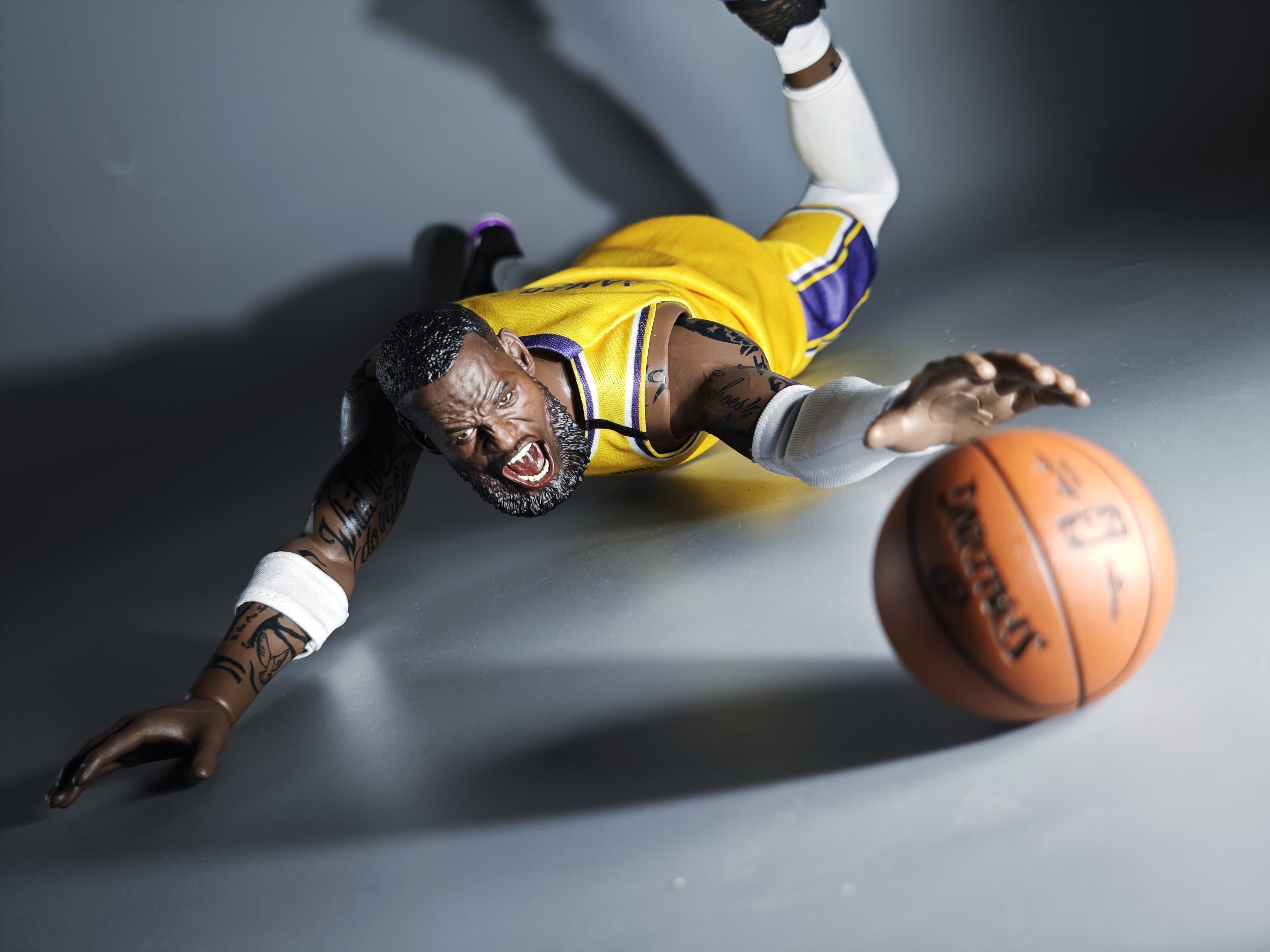 「玩具摄影」勒布朗詹姆斯karoy卡肉依1/6可动男兵人偶球员模型