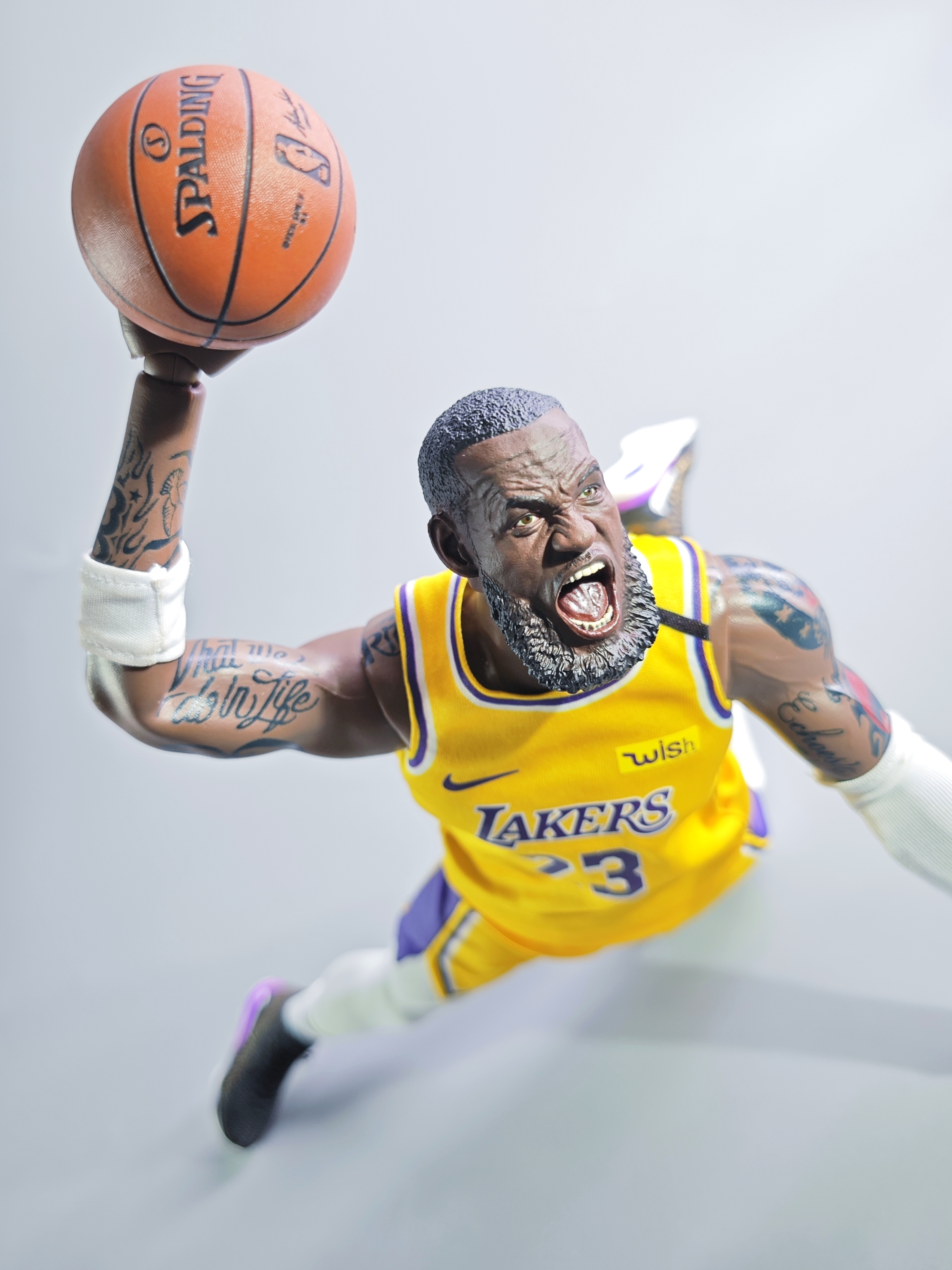 「玩具摄影」勒布朗詹姆斯karoy卡肉依1/6可动男兵人偶球员模型