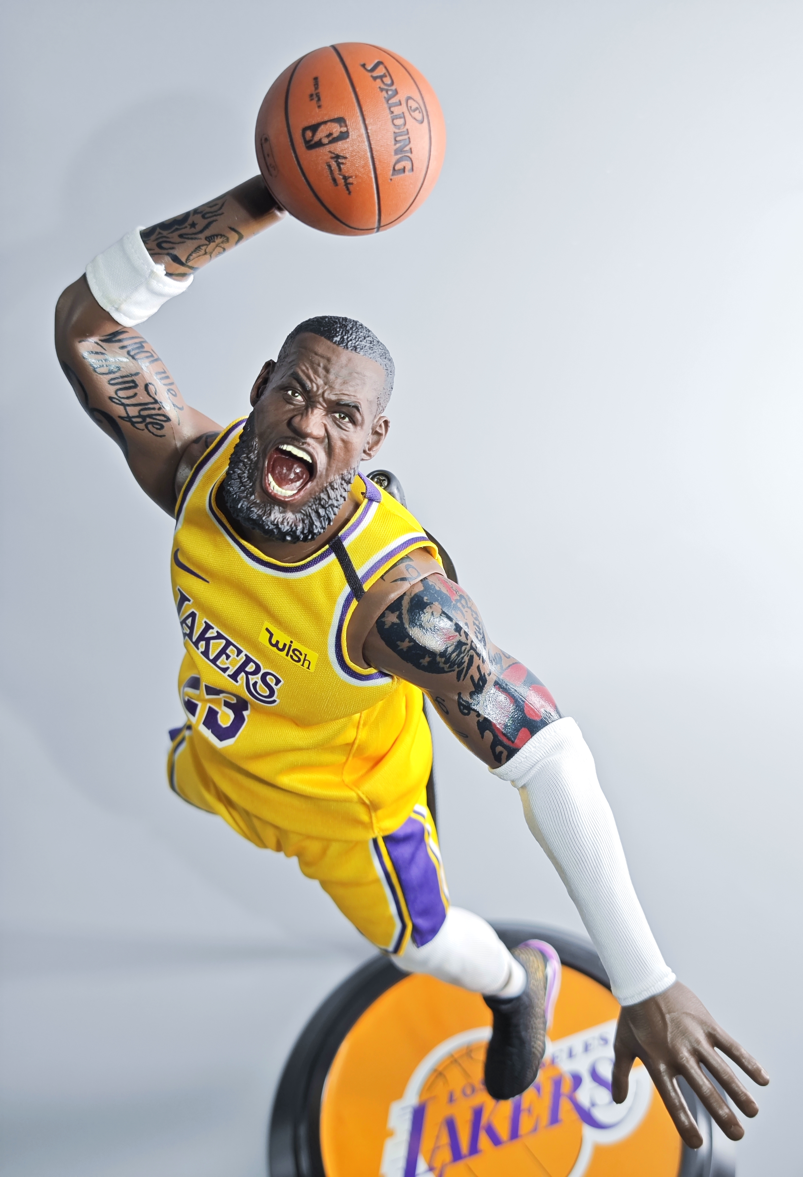 「玩具摄影」勒布朗詹姆斯karoy卡肉依1/6可动男兵人偶球员模型