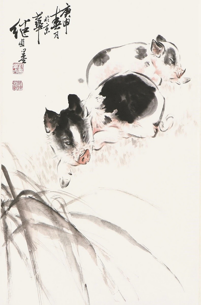 刘继卣,画动物的大师,画驴不输黄胄,画牛不输李可染,画马不输徐悲鸿