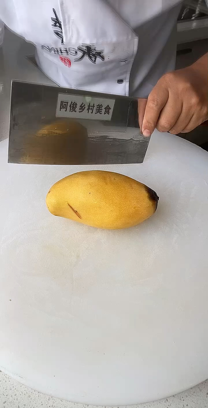 芒果废物利用切法小技巧
