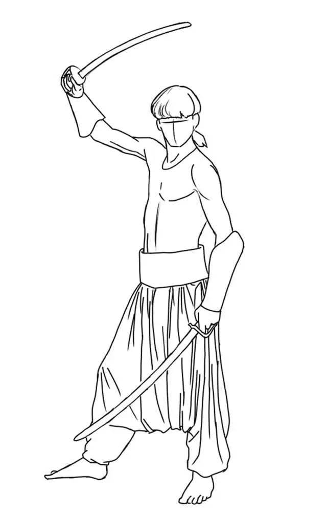 水彩之翼 武打人物姿势怎么画?零基础新手描画练习姿势要点!