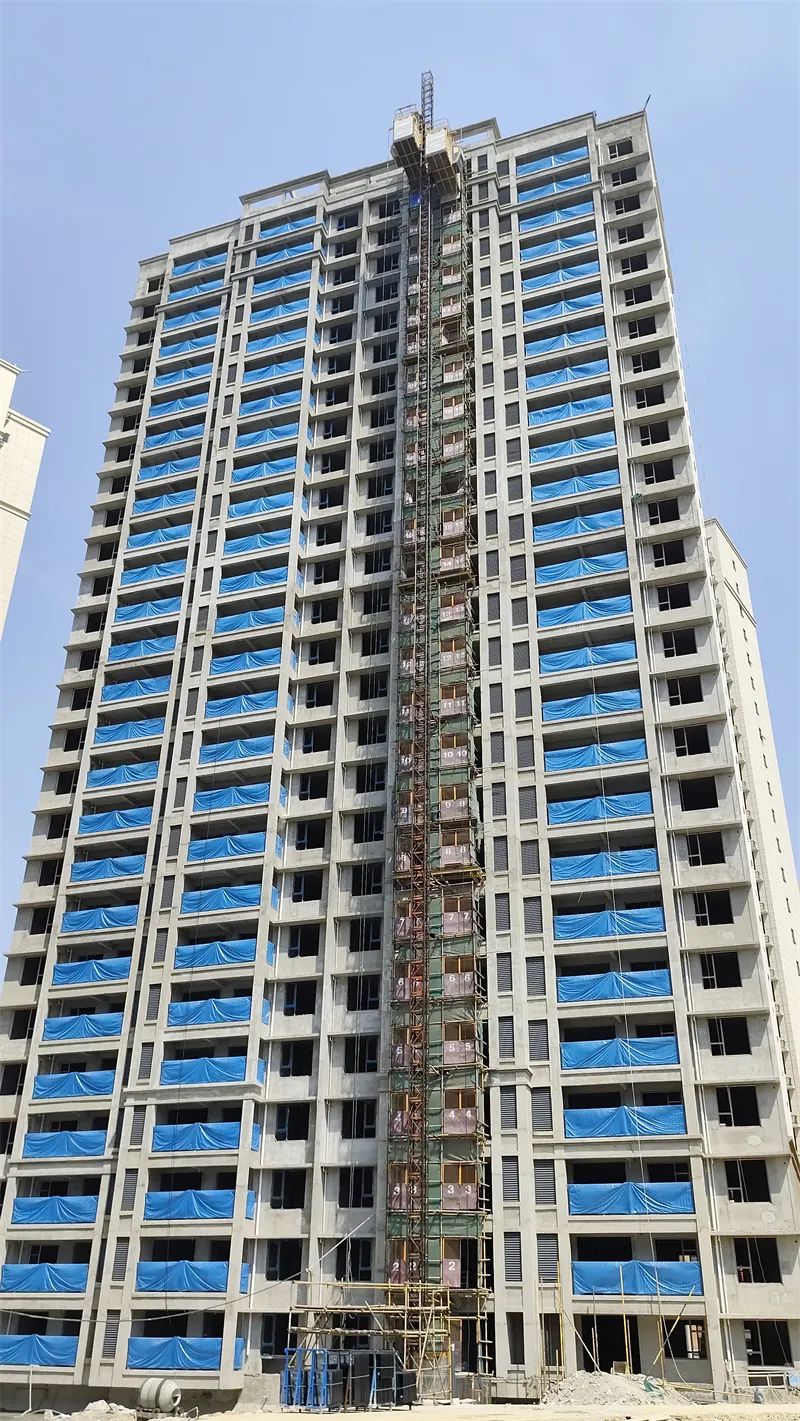 4栋楼外立面即将呈现|蕲春楼盘5月工程进度