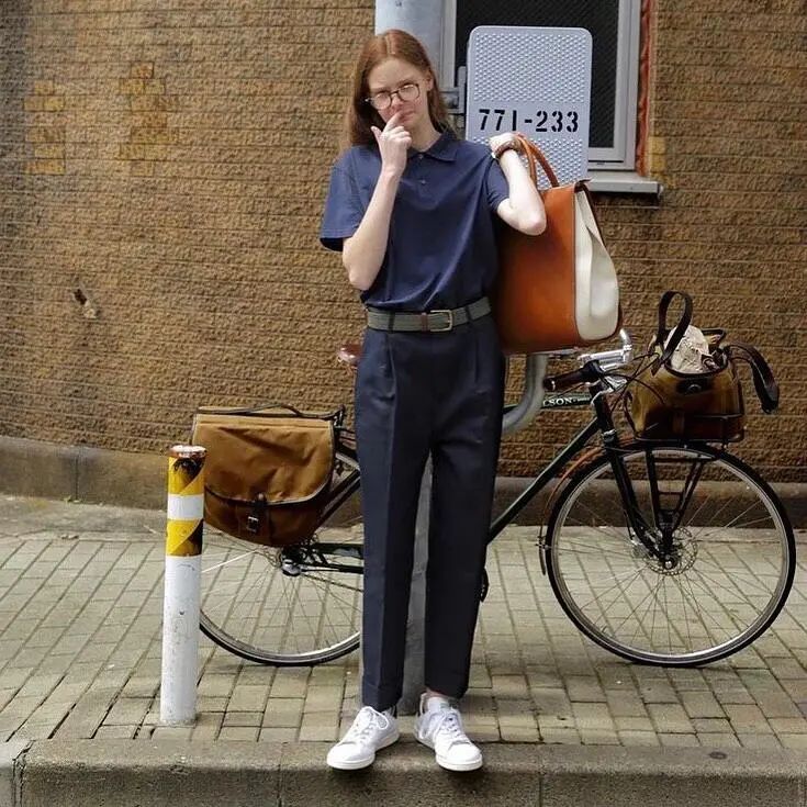 小个子女生,借鉴这些"日杂风"穿搭,随便穿都能展现出高级感!