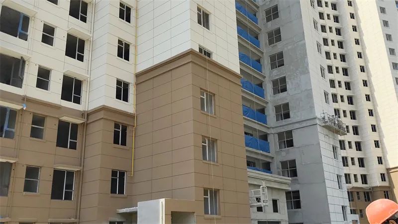 4栋楼外立面即将呈现|蕲春楼盘5月工程进度