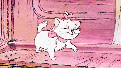 粉色猫猫摇可乐图片