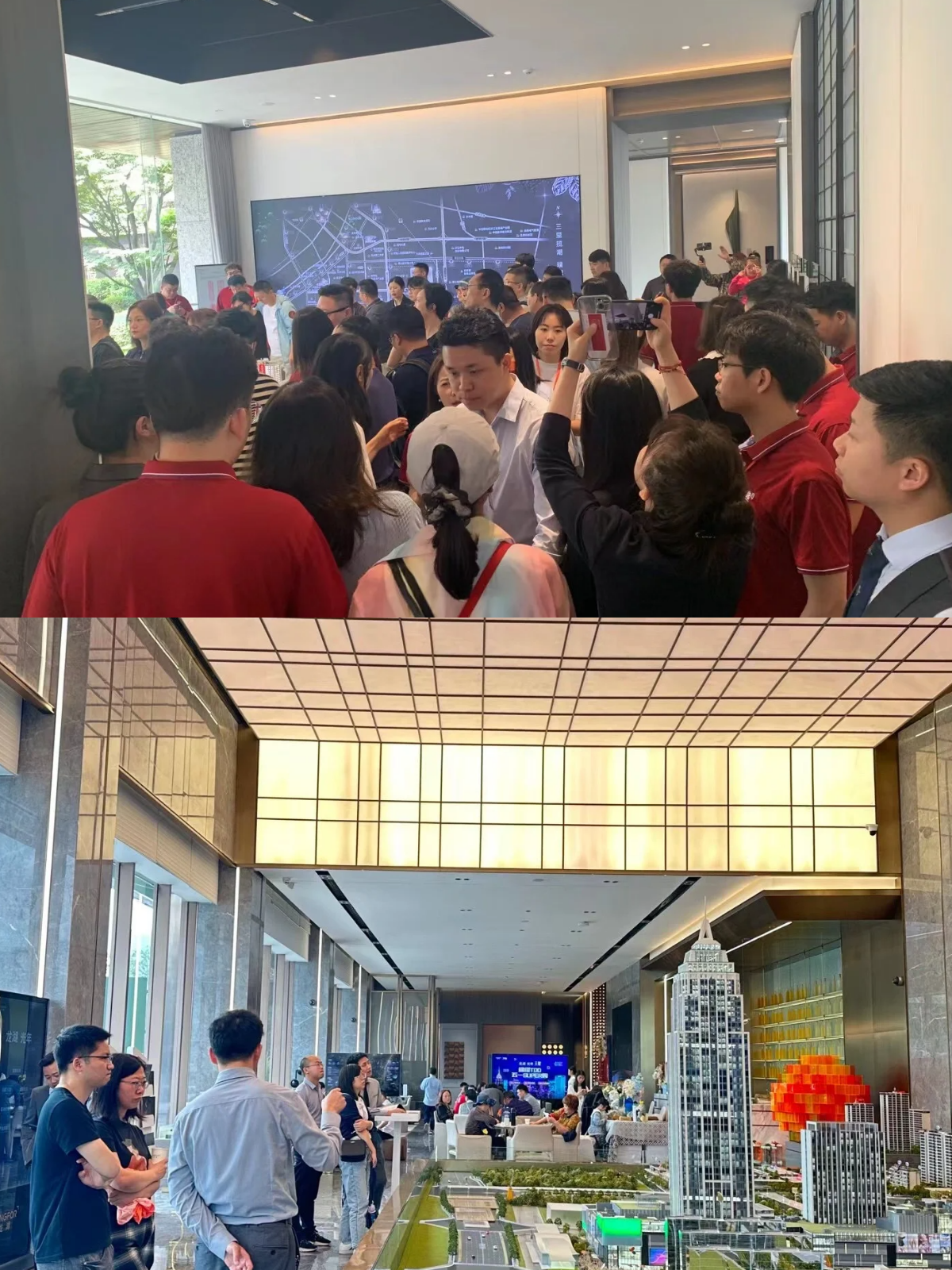 看来大家都想抓住这难得的机会,纷纷涌向售楼处