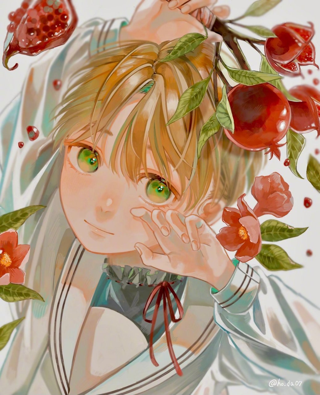 超美超有文艺气息的一组少女 插图 画师:穂田 twiho_da07
