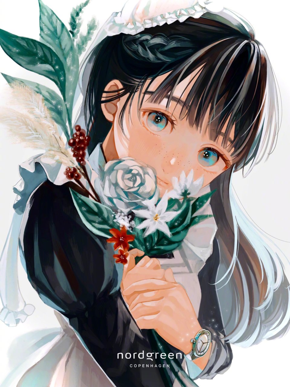 超美超有文艺气息的一组少女 插图 画师:穂田 twiho_da07