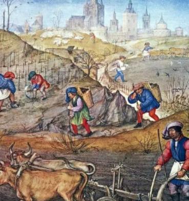 欧洲公地制度图片中世纪社会结构封建领主与市民斗争西方封建时代经济