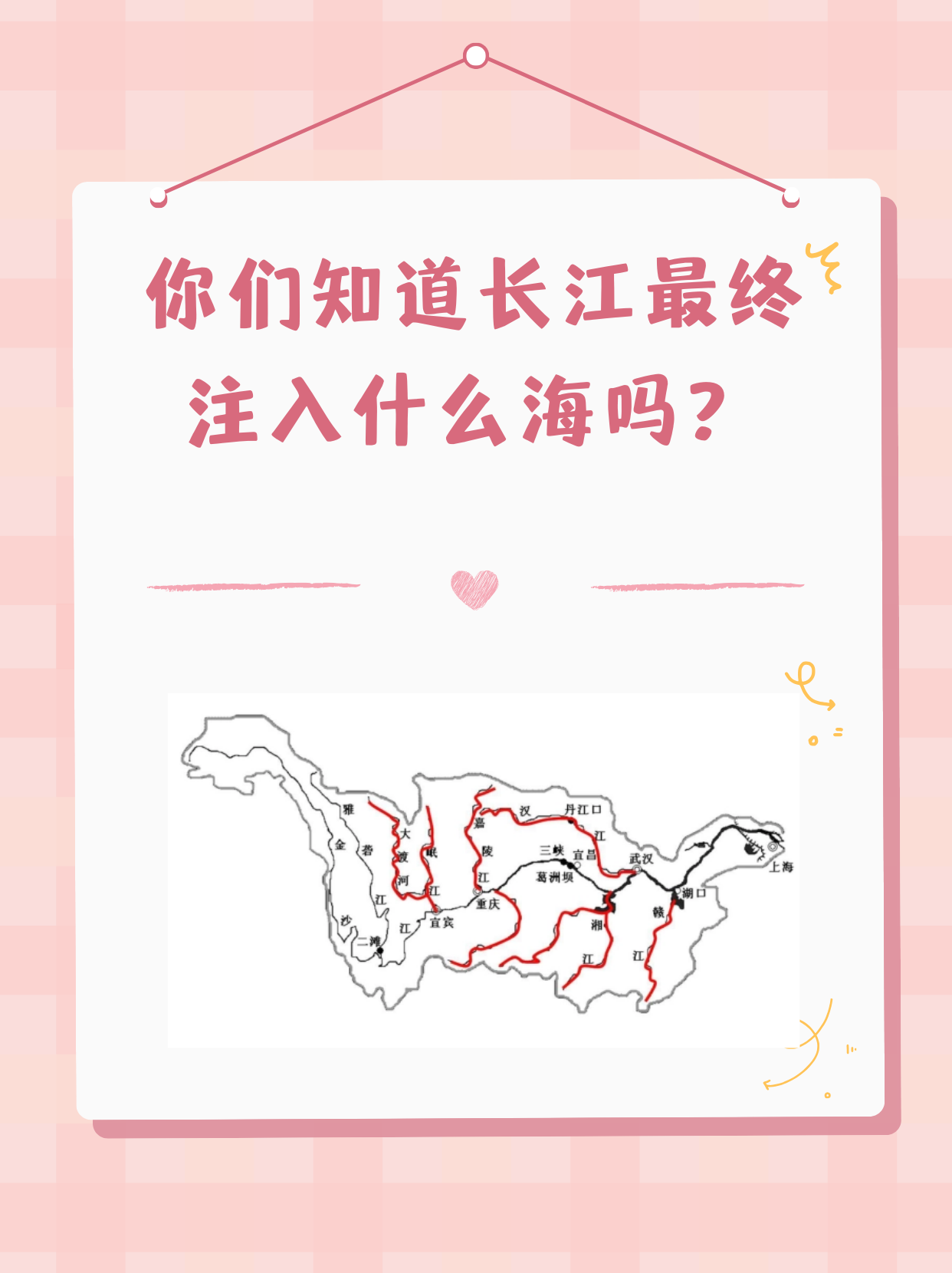 你们知道长江最终注入的是哪个海吗?