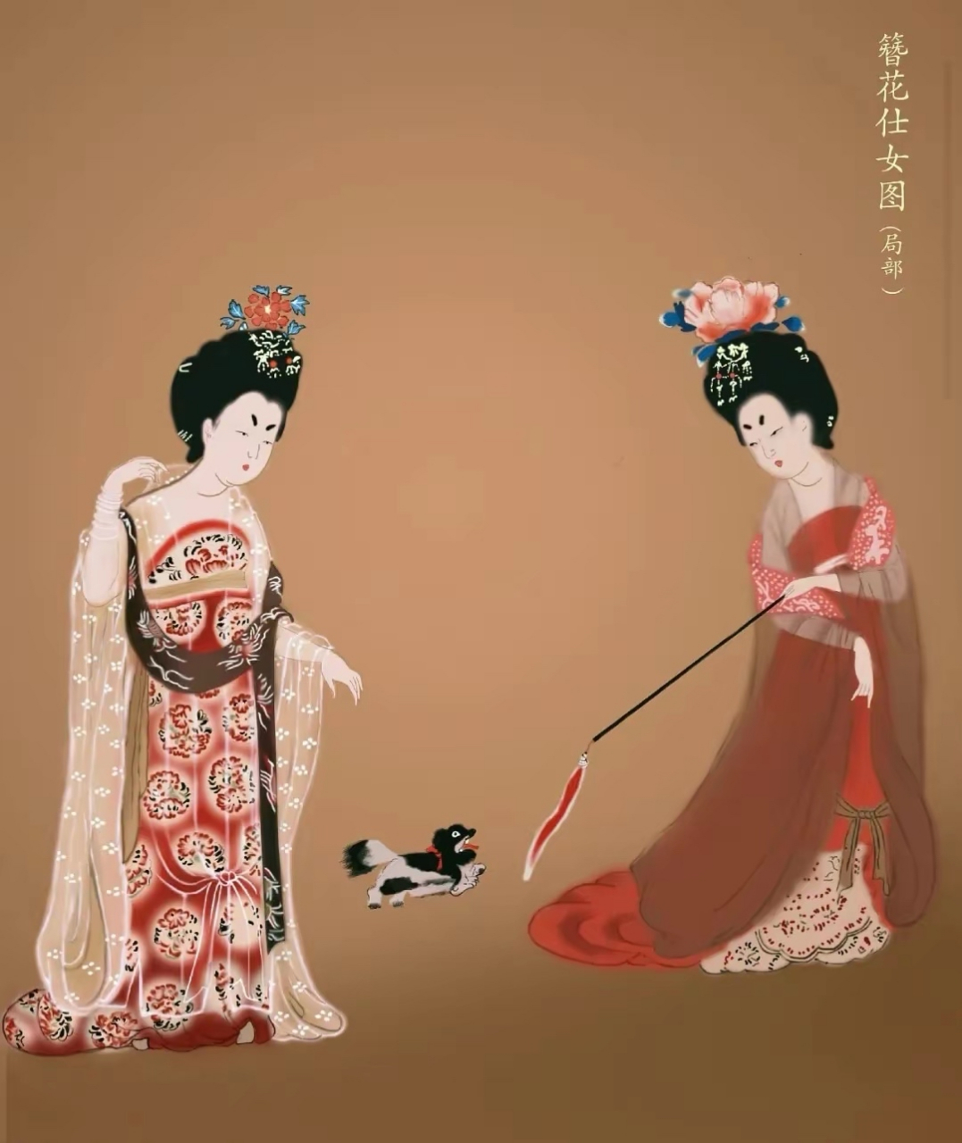 唐宫仕女图作为一幅经典之作,展示了唐代美女的众生像.