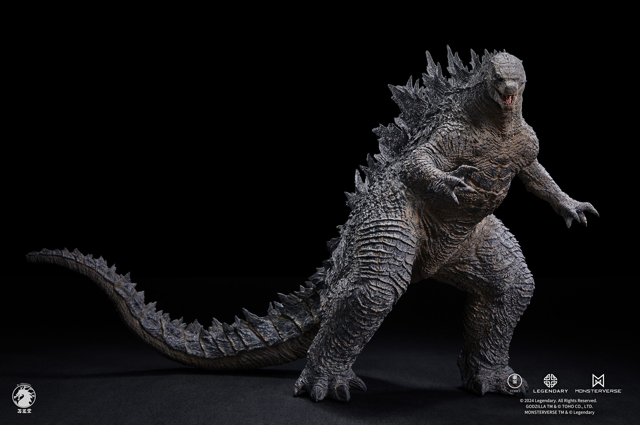 万茏堂由传奇东方影业  正版授权 哥斯拉(2021), 尺寸高约30cm(背鳍最