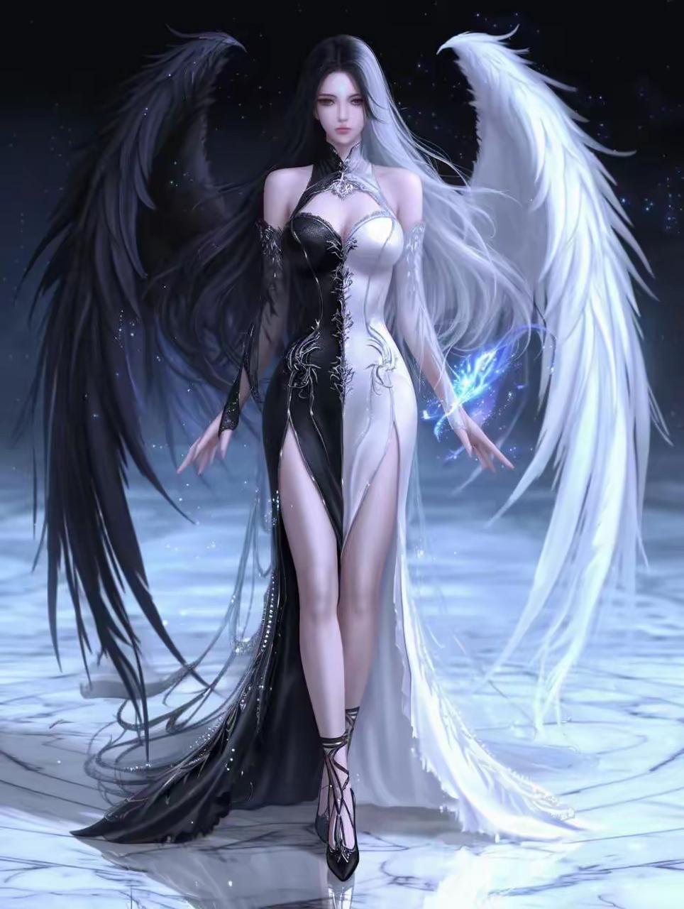 你知道黑白翅膀的天使代表作什么吗?