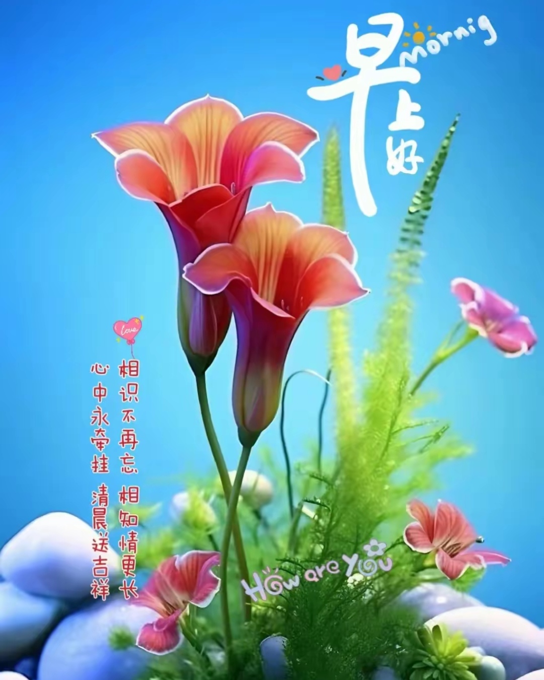 [心]周三早上好[心] 一觉醒来问声好 清晨祝福要趁早 让心情天天阳光